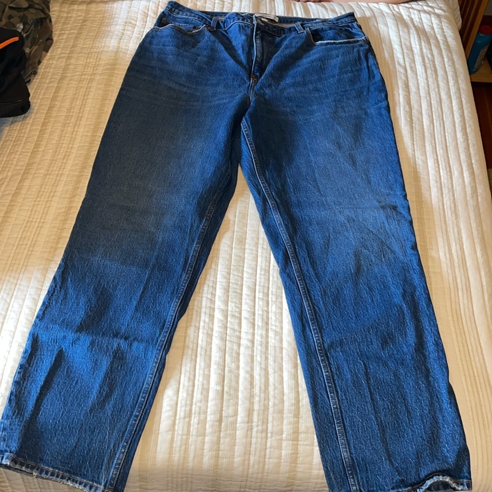 Abercrombie curve love 90’s straight ultra high rise - Picture 2 of 3